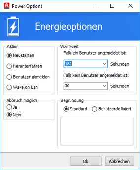 Green-IT Power Options