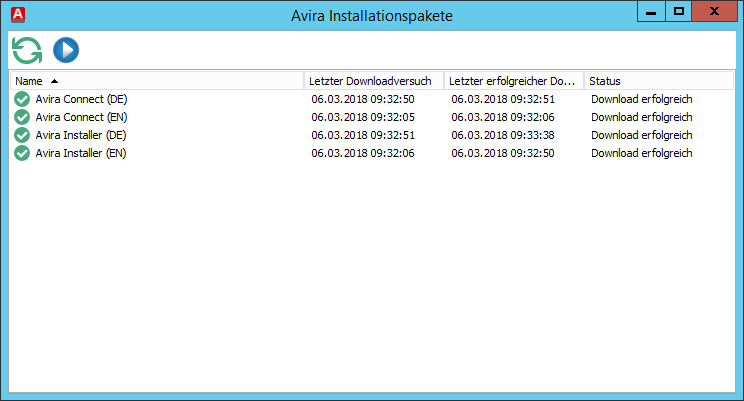 Avira - Installationspakete