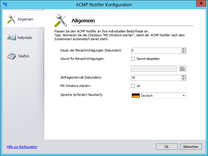 12.2 - Notifier General Config