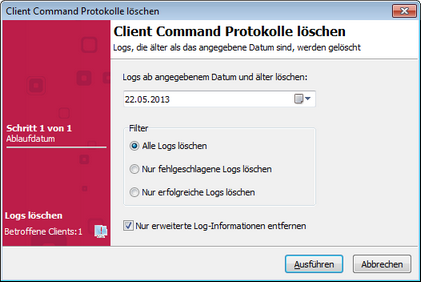 4.1.4 - ClientCommandLogsLöschen