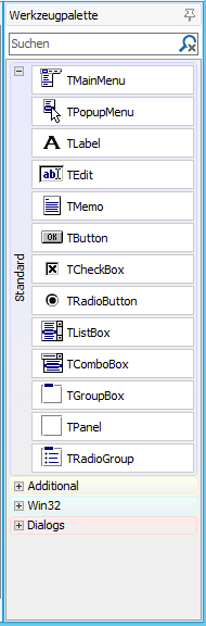 Werkzeugpalette