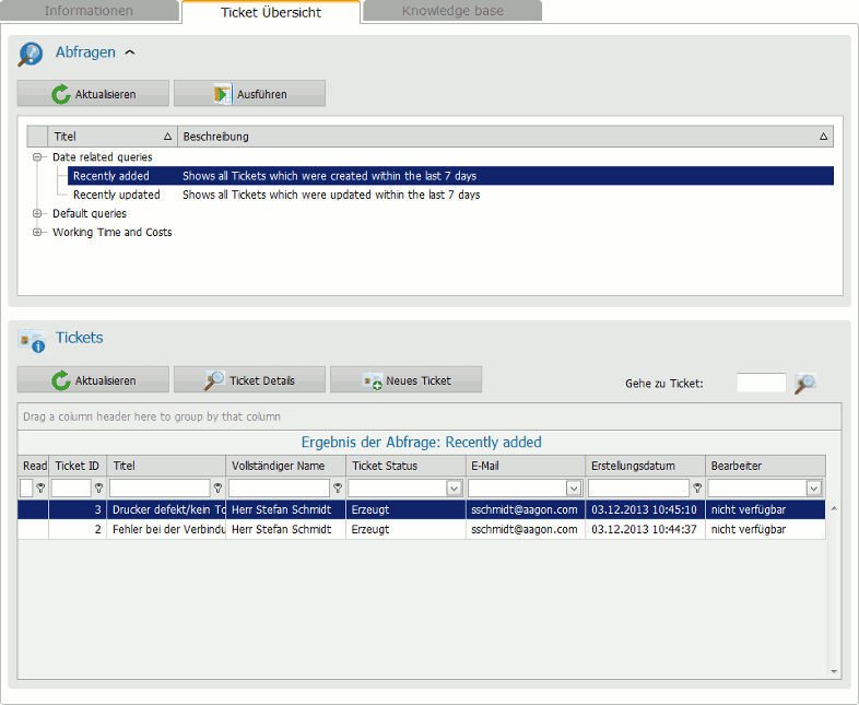 7.6.5.3 - Ticketübersicht