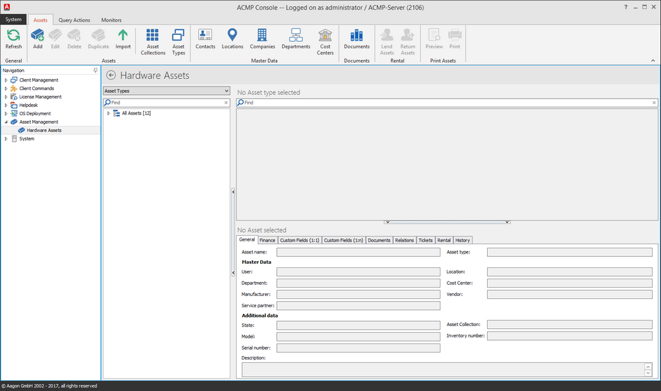 Overview Asset Management