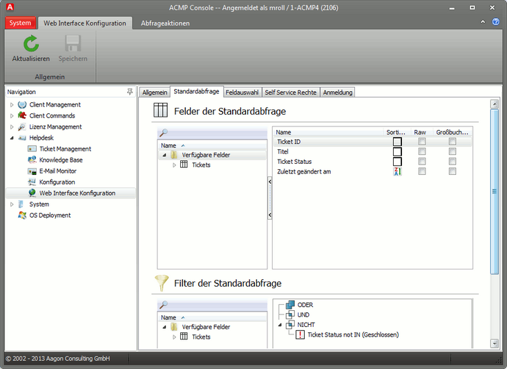 7.7.2 - Standardabfrage