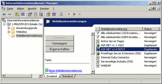 Как установить iis на windows server 2003