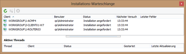 4.2.4 - Installationswarteschlange