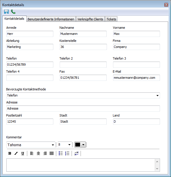 7.2.5 - NeuerKontakt