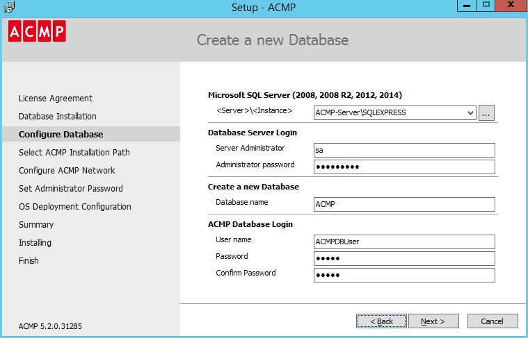 1 - Installation_Config Database