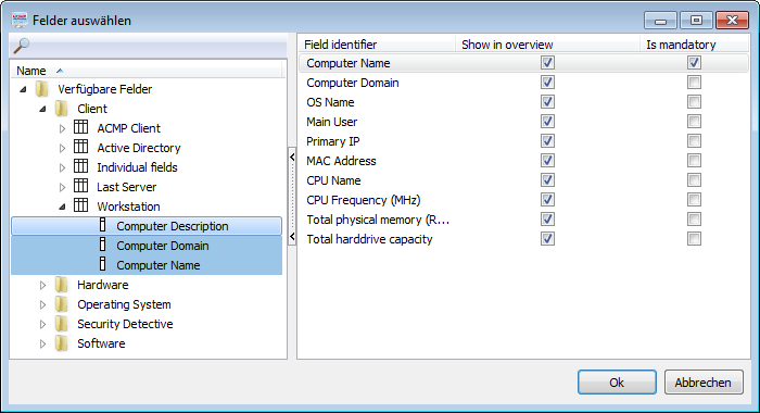 Customize Client Values